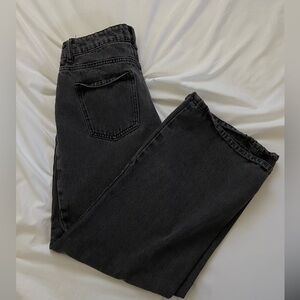 Edikted Raelynn Washed Low Rise Baggy Jeans